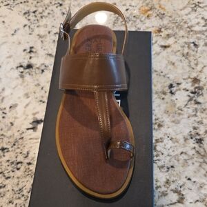 Women's Brown Leather Sandals